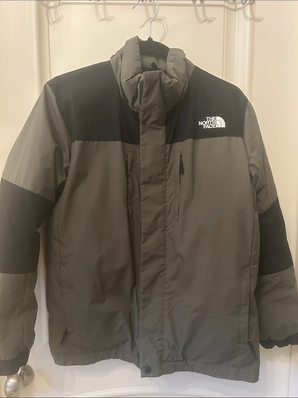 Kids North Face waterproof down jacket